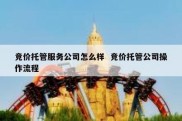 竞价托管服务公司怎么样  竞价托管公司操作流程