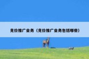 竞价推广业务（竞价推广业务包括哪些）