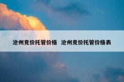 沧州竞价托管价格  沧州竞价托管价格表