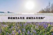 新店铺怎么引流  店铺怎么引流推广