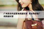 广州竞价代运营来凯越托管  竞价网络推广找凯越托管