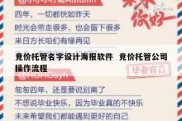 竞价托管名字设计海报软件  竞价托管公司操作流程