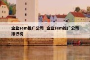 企业sem推广公司  企业sem推广公司排行榜
