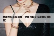 楚雄州抖音代运营（楚雄州抖音代运营公司招聘）