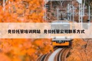 竞价托管培训网站  竞价托管公司联系方式