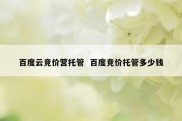 百度云竞价营托管  百度竞价托管多少钱