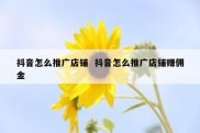 抖音怎么推广店铺  抖音怎么推广店铺赚佣金