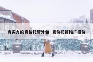 有实力的竞价托管外包  竞价托管推广报价