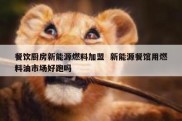 餐饮厨房新能源燃料加盟  新能源餐馆用燃料油市场好跑吗