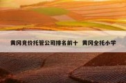 黄冈竞价托管公司排名前十  黄冈全托小学