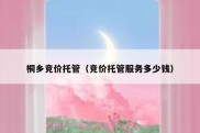桐乡竞价托管（竞价托管服务多少钱）