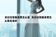 竞价托管服务费怎么算  竞价托管服务费怎么算出来的