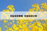 抖加投放策略  抖加投放计划