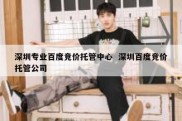 深圳专业百度竞价托管中心  深圳百度竞价托管公司