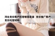 河北竞价账户托管哪家靠谱  竞价推广账户竞价托管好吗