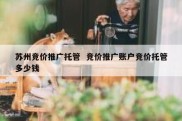 苏州竞价推广托管  竞价推广账户竞价托管多少钱