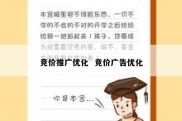 竞价推广优化  竞价广告优化