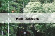 代运营（代运营公司）