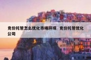 竞价托管怎么优化市场环境  竞价托管优化公司