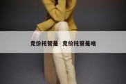 竞价托管是  竞价托管是啥