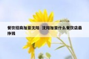 餐饮招商加盟沈阳  沈阳加盟什么餐饮店最挣钱