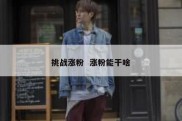挑战涨粉  涨粉能干啥